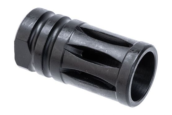 30-caliber flash hider for 5/8x24 threaded barrels.